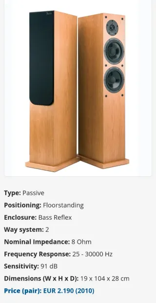 Altavoces ProAc Studio 140