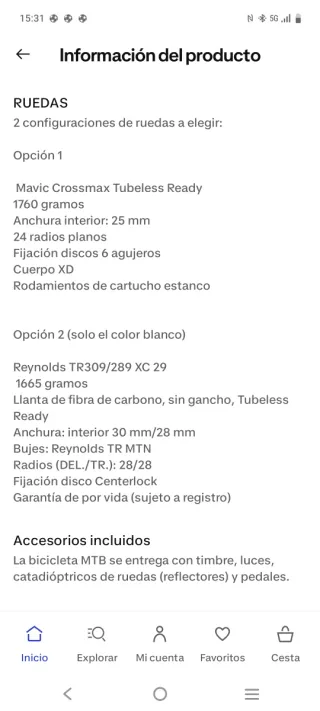 Bicicleta Montaña Carbono 29 Rockrider Race 900