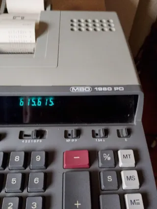 Calculadora MARUZEN 1000 PD con impresora