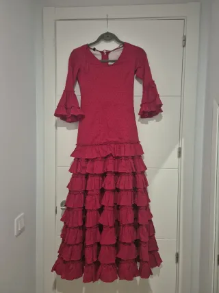 Vestido Flamenca Niña Talla 10-12