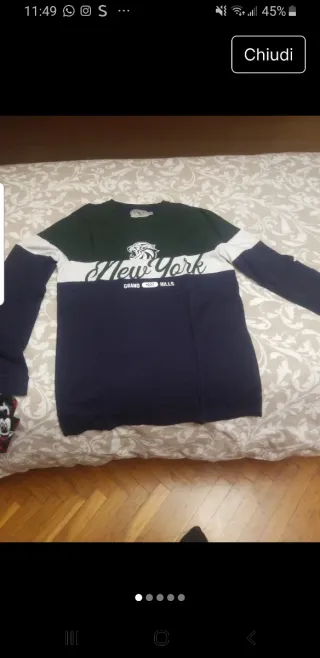 Maglietta manica lunga New York