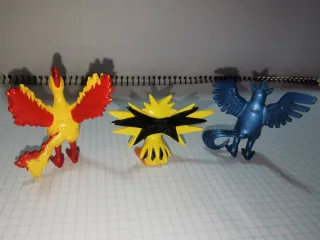 Pack Figuras Pokémon Articuno, Zapdos y Moltres