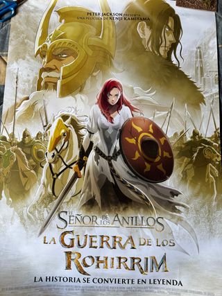 Poster Cine El Señor de los Anillos: La Guerra