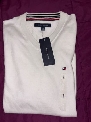 Jersey Tommy Hilfiger Blanco Talla S