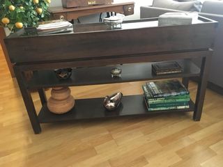 Mueble consola recibidor madera