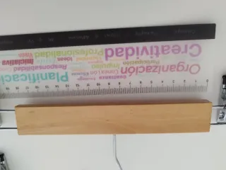 42 Perchas de madera para falda y pantalón