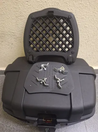 Top case Baúl Moto 47L Plástico 2 Cascos
