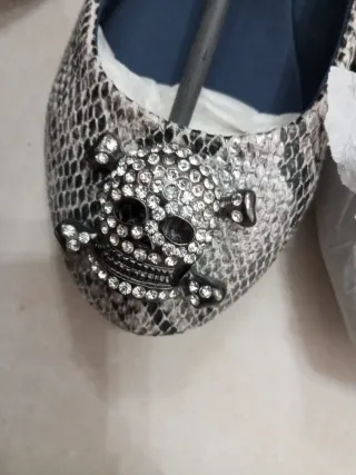 Ballerine Colors of California grigio/argento