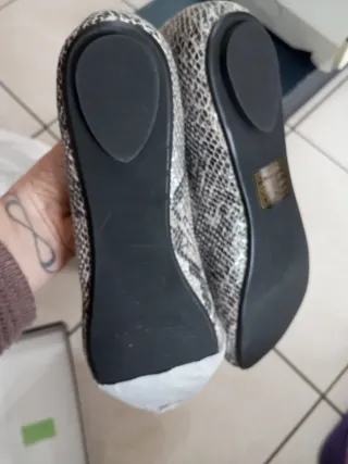 Ballerine Colors of California grigio/argento