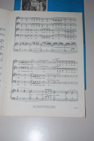 4 Fascicoli Spartiti Musica Liturgica Vintage