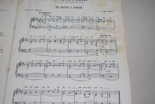 4 Fascicoli Spartiti Musica Liturgica Vintage