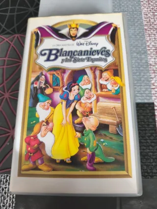 Película VHS Blancanieves y los 7 Enanitos