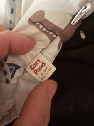 Saco de dormir para bebé con dinosaurios