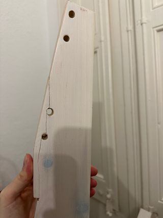 Cama alta GEDEON 90x190cm Pino Blanqueado