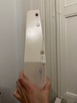 Cama alta GEDEON 90x190cm Pino Blanqueado