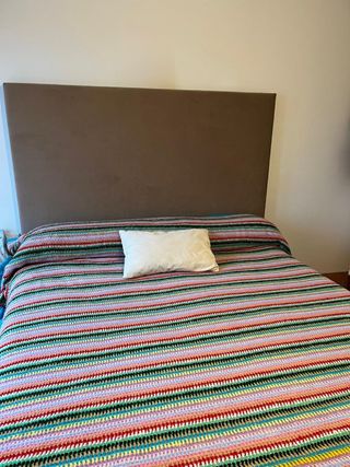 Manta ganchillo multicolor