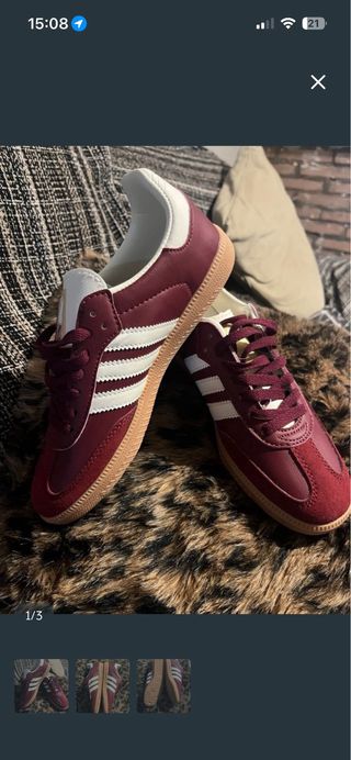 Adidas Samba Zapatillas Deportivas Rojas