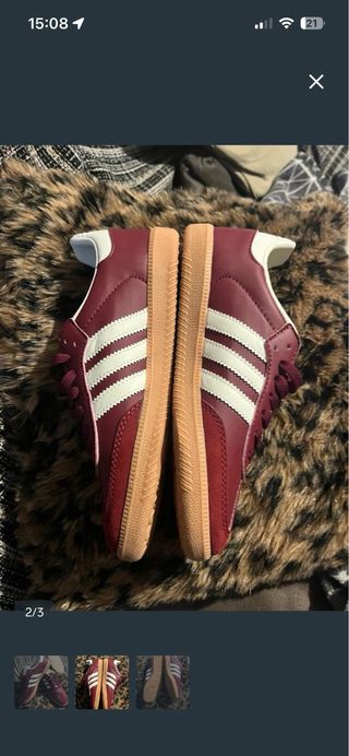 Adidas Samba Zapatillas Deportivas Rojas