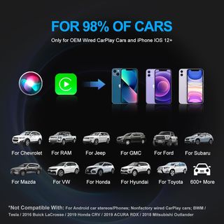 MSXTTTLY Adaptador Inalámbrico Carplay para Coche