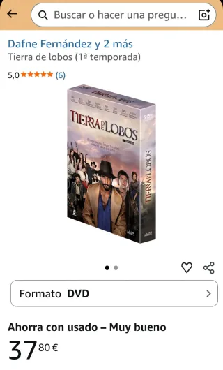 Caja 5 DVD Tierra de Lobos - 1ªtemp. Completa. (D)