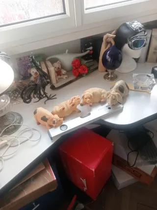 Set 4 Porcellini Decorativi