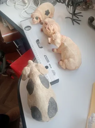 Set 4 Porcellini Decorativi