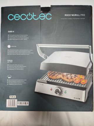 Cecotec Rock'nGrill Pro 2200W precintado sin abrir