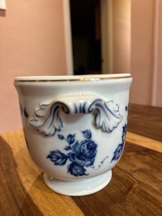 Maceta / jardinera de porcelana portuguesa