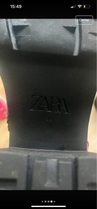 Botines Zara Negros Usados Una Vez