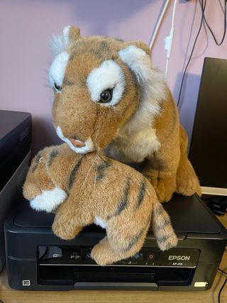 Peluche Tigre con Cucciolo