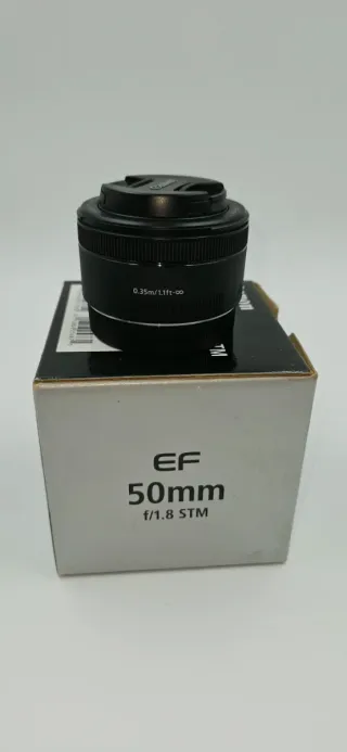 Objetivo Canon EF 50mm f/1.8 STM Negro