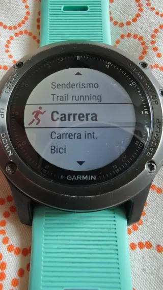 Garmin Fénix 3 HR Sapphire Verde/Plata