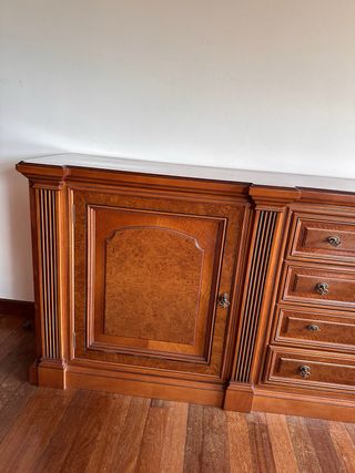 Mueble recibidor de madera
