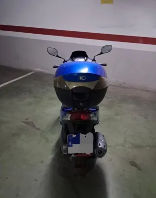 Moto Scooter Azul