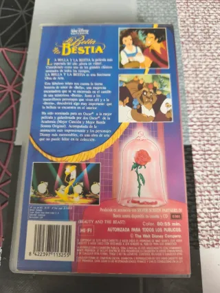 La Bella y la Bestia VHS Disney Clásicos