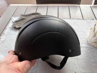 Casco de hipica negro