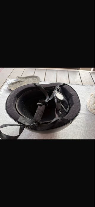 Casco de hipica negro