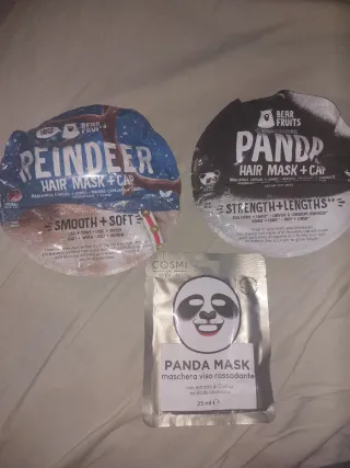 2 Bear Fruits Maschere capelli 1 maschera viso