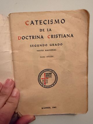 Catecismo Doctrina Cristiana -segundo grado