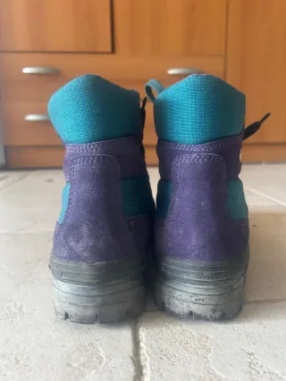 Scarpa Scarpe Trekking Donna Tg. 39 Viola/Verde