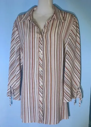 Conjunto Blusa y Pantalón Marrón