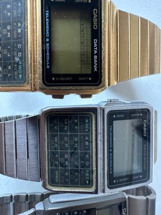 Orologi Casio Vintage Data Bank (3 pz)