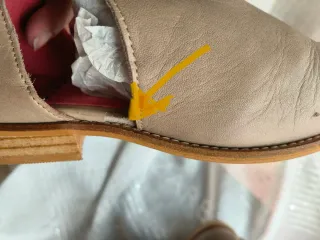 Botines piel beige T.38