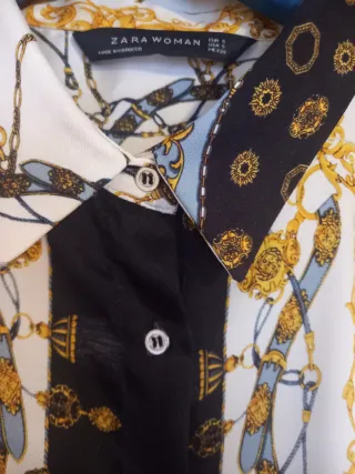 Blusa Zara Seda Talla S