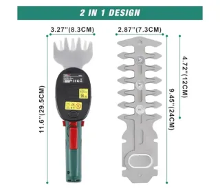 Tijera Cortacésped y Arregloset 2 en 1