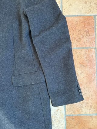 Cappotto lungo HUGO BOSS grigio in lana