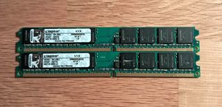2x Kingston DDR2 2GB RAM