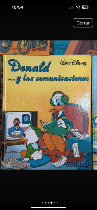 Confezione di 5 libri di Donald Disney vintage