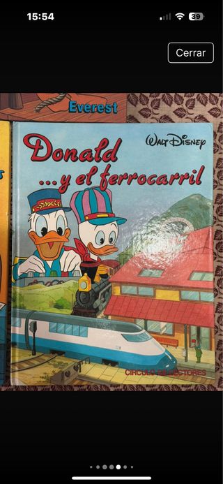 Confezione di 5 libri di Donald Disney vintage