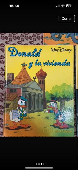 Confezione di 5 libri di Donald Disney vintage